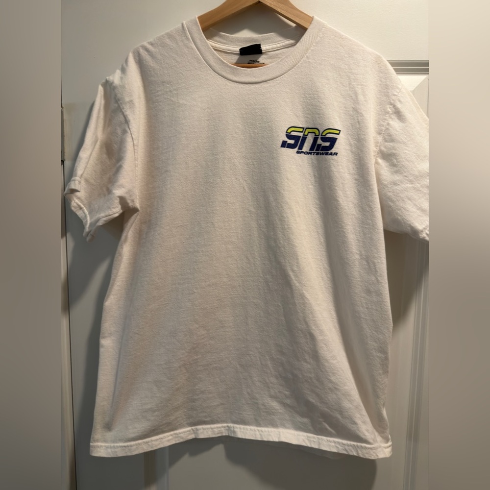 SNS sneakers n Stuff White Graphic Tee Men’s